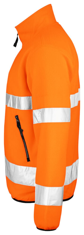 Jobman 5502 Hi-Vis Fleece Jacket 65550275 Oranje