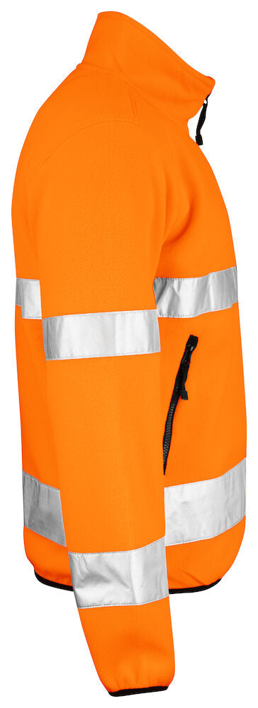 Jobman 5502 Hi-Vis Fleece Jacket 65550275 Oranje