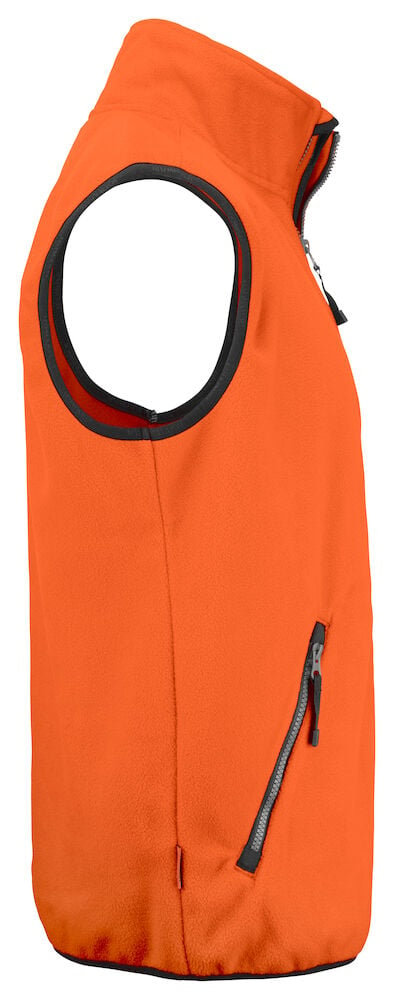 Jobman 7501 Fleece Vest 65750175 Oranje