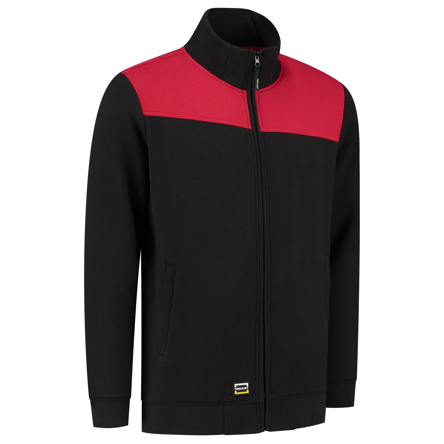 Tricorp 302014 Sweatvest Bicolor Zwart/Rood