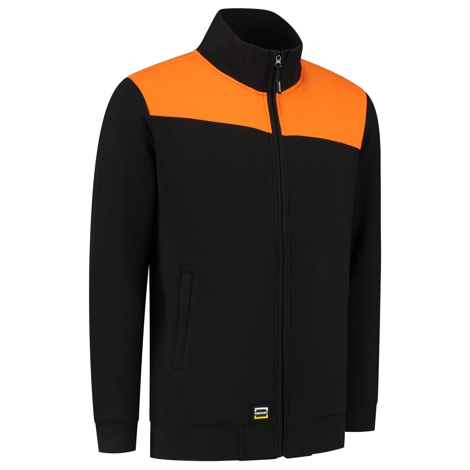 Tricorp 302014 Sweatvest Bicolor Zwart/Oranje