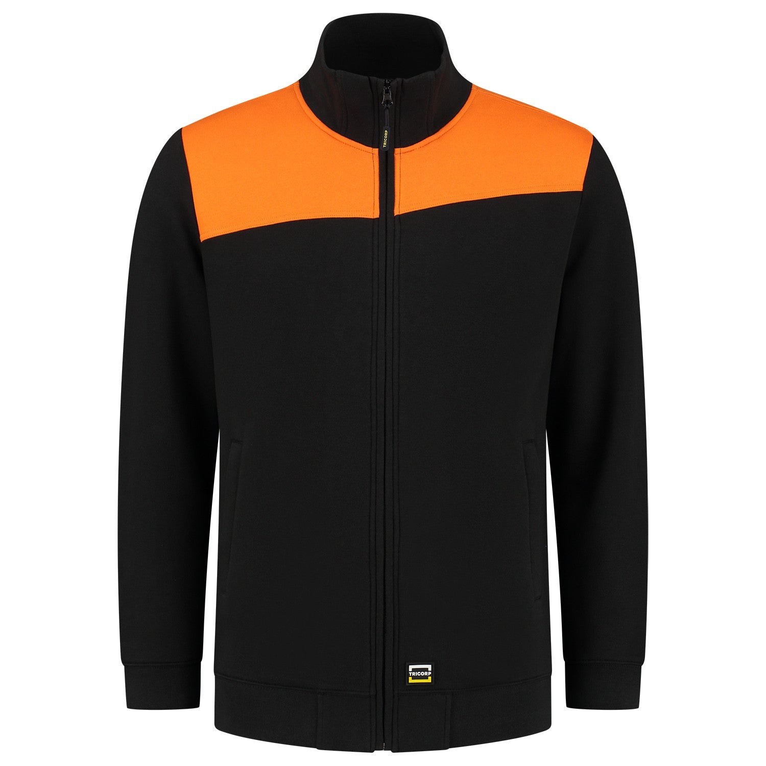 Tricorp 302014 Sweatvest Bicolor Zwart/Oranje