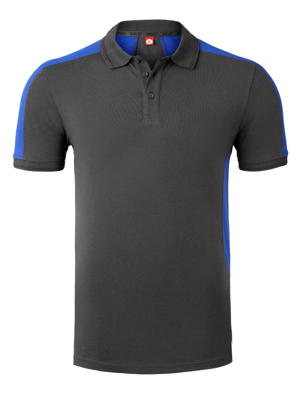 Havep Polo Bicolor 10074 Charcoal/Korenblauw