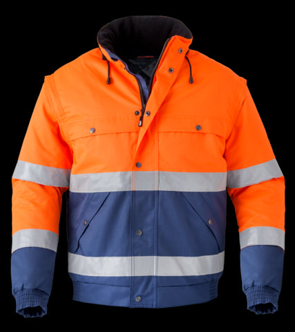 Havep High Visibility Jack All Season 5139 Flessengroen/Fluo geel C8B