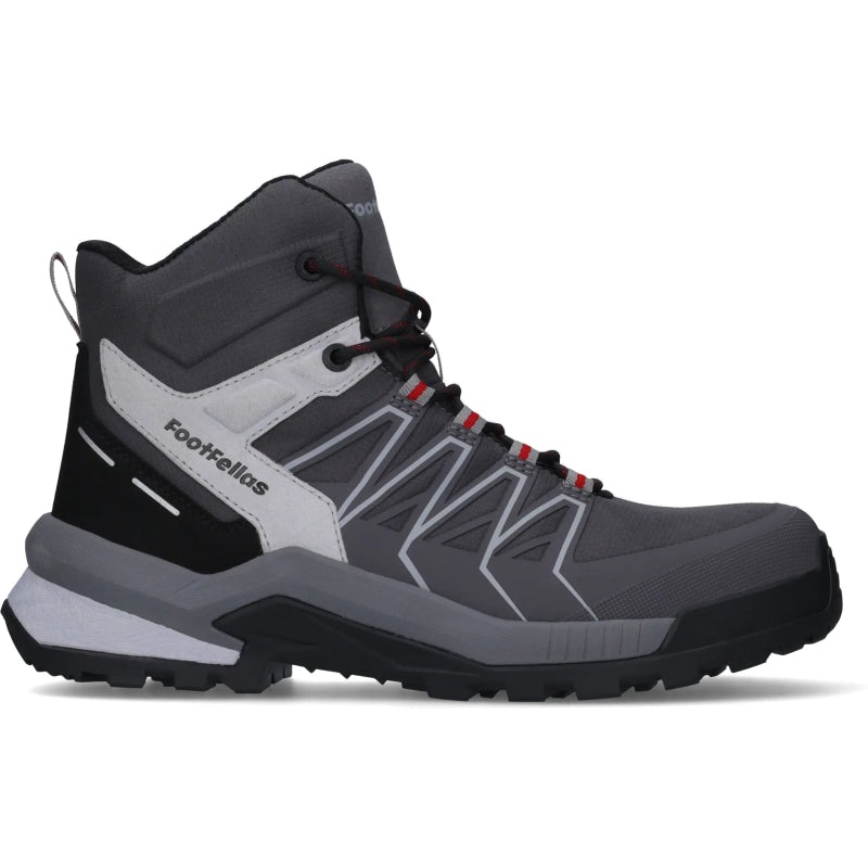 FootFellas Jordan F121002-084 S3S Grijs/Zwart/Rood