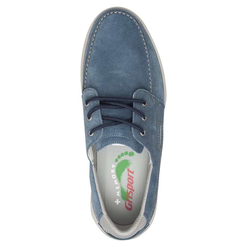 Grisport 44601 Blauw Bootschoen Laag Veter Blauw