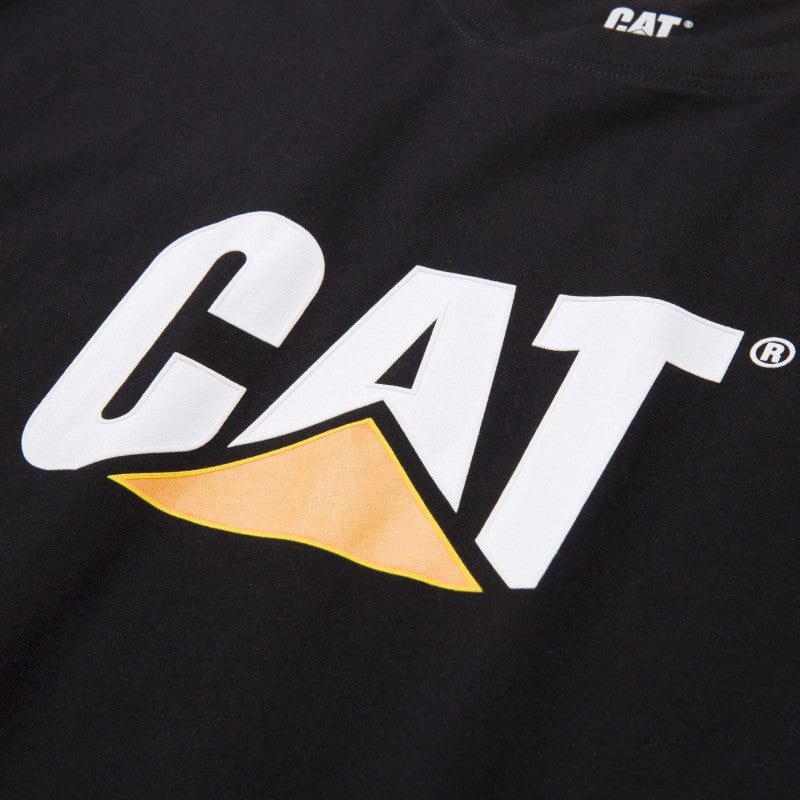 CAT Trademark Logo Tee 1510305 Zwart 016