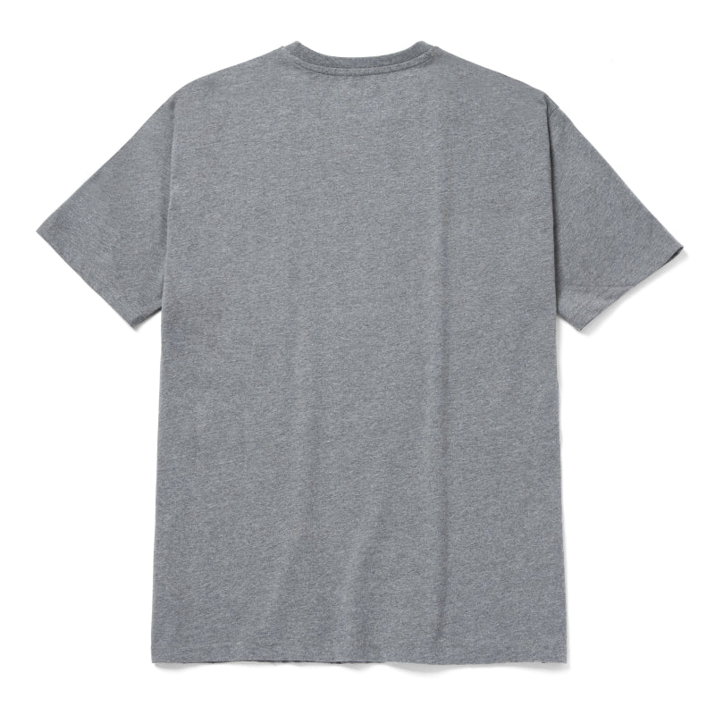 CAT Trademark Logo Tee 1510305 Dark Heather 004