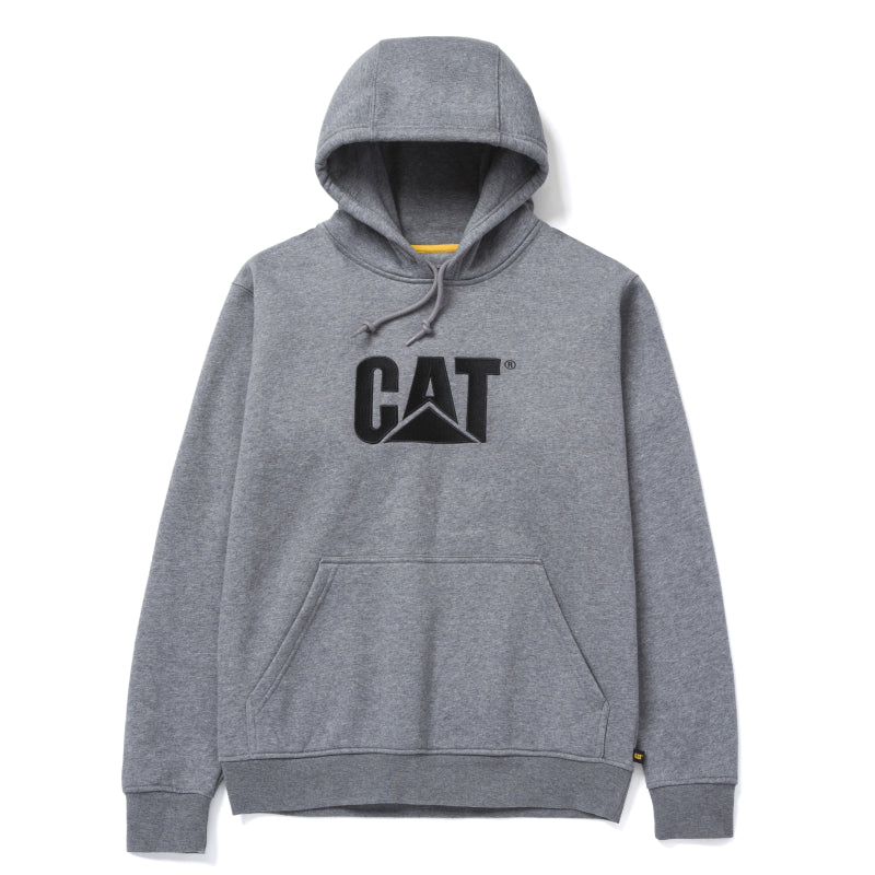 CAT Trademark Hooded Sweatshirt W10646 Dark Heather 004