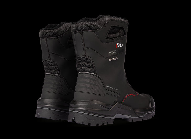 Redbrick Boot Gevoerd S7S Zwart 32337  (Vernieuwd) (OKTOBERAANBIEDING) Zwart
