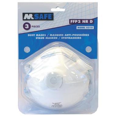 OXXA® Sema 6210 dust masks in blisterpackaging