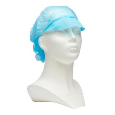 OXXA® Cover 2090 cap with flap and hairnet blue