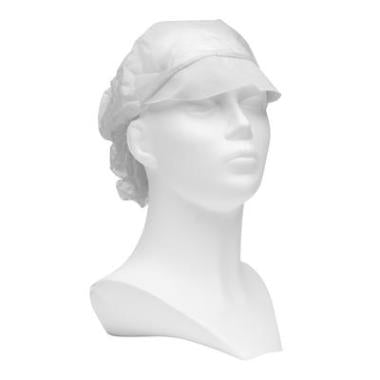 OXXA® Cover 2090 hairnet cap with flap, white