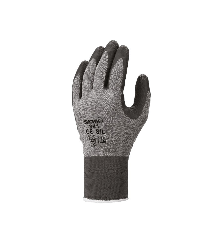 341 Grey Werkhandschoen Latex