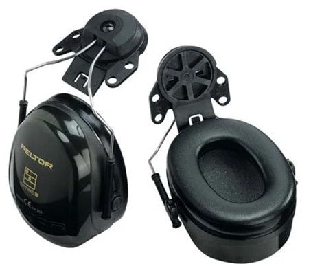3M Peltor Optime II H520P3E earmuff with helmet attachment