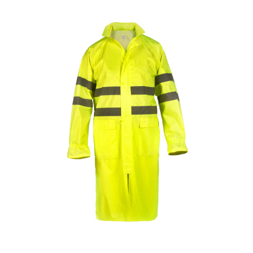 Satexo PVC Regenjas met Hoge Zichtbaarheid