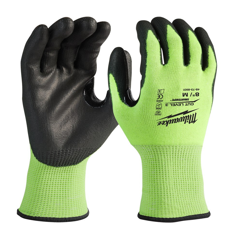 Hi-vis werkhandschoenen snijklasse 3/C