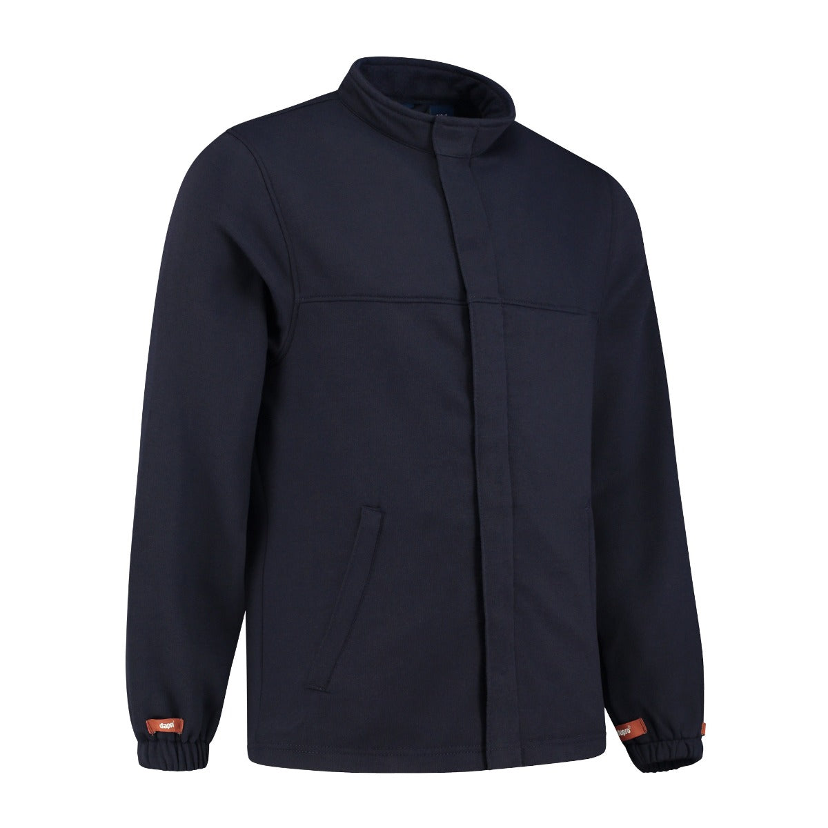 Dapro Defender fleece in navy blauw, ontworpen voor comfort en warmte als tussenlaag onder Dapro buitenkleding. Voorzien van vlamvertragende, antistatische en arc flash bescherming, ideaal voor professionals in offshore, industriële en petrochemische sectoren.